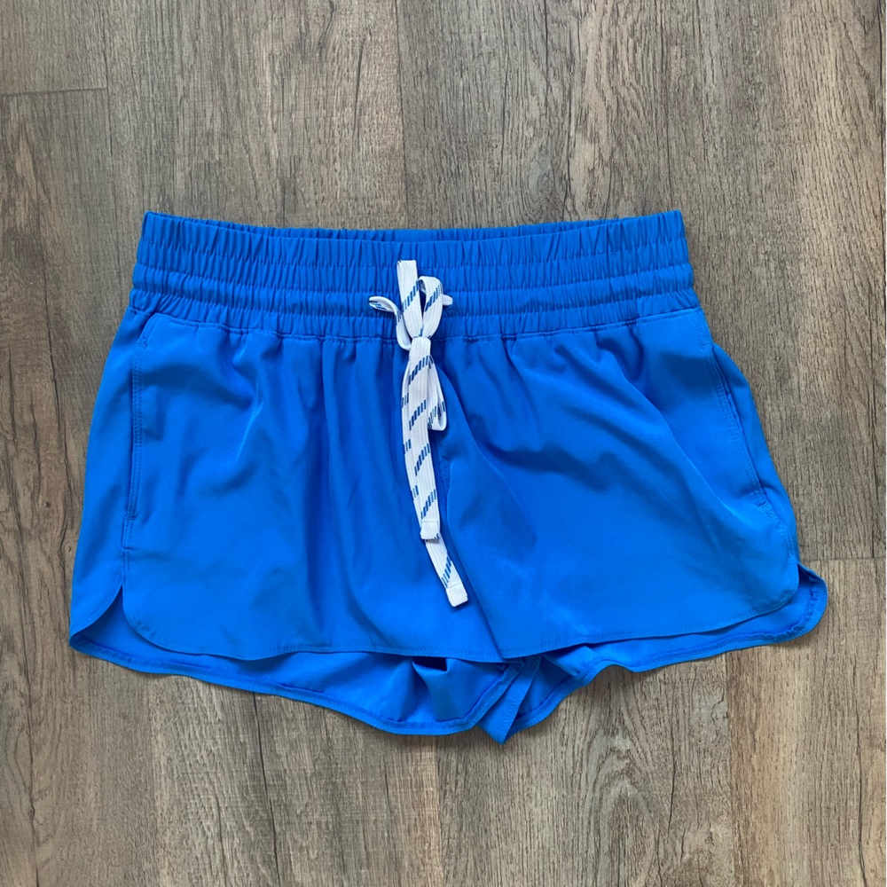 Women's Blue Athletic Shorts